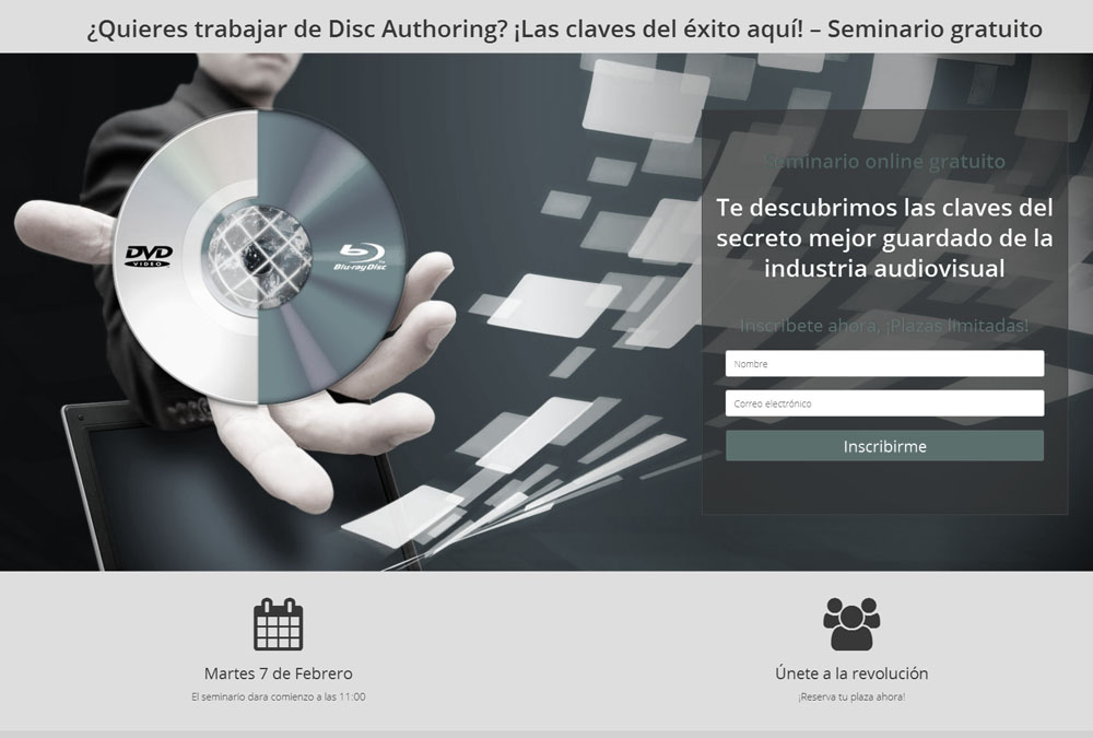 Landing page - Pagina de aterrizaje